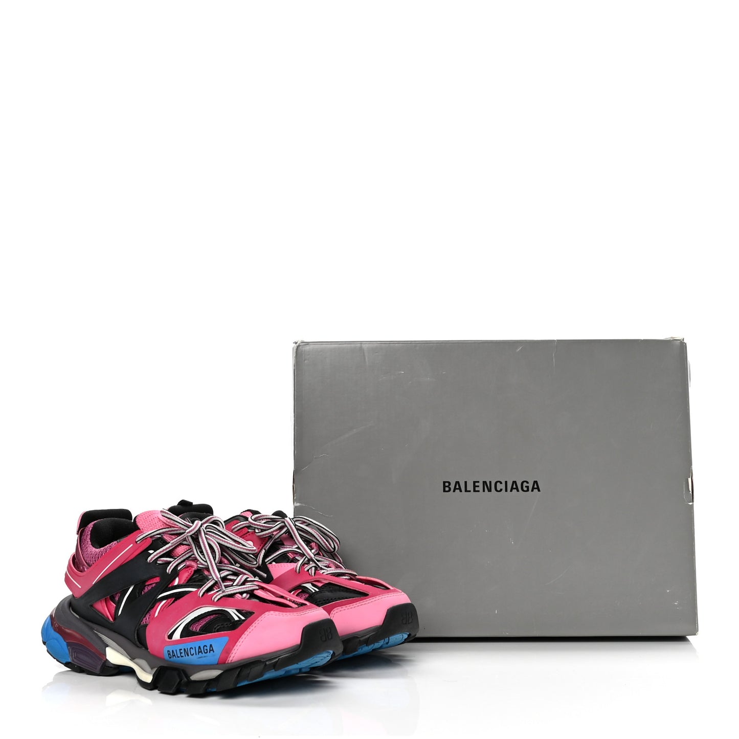 Mesh Nylon Metallic Fabric Womens Track Sneakers 39 Pink Blue