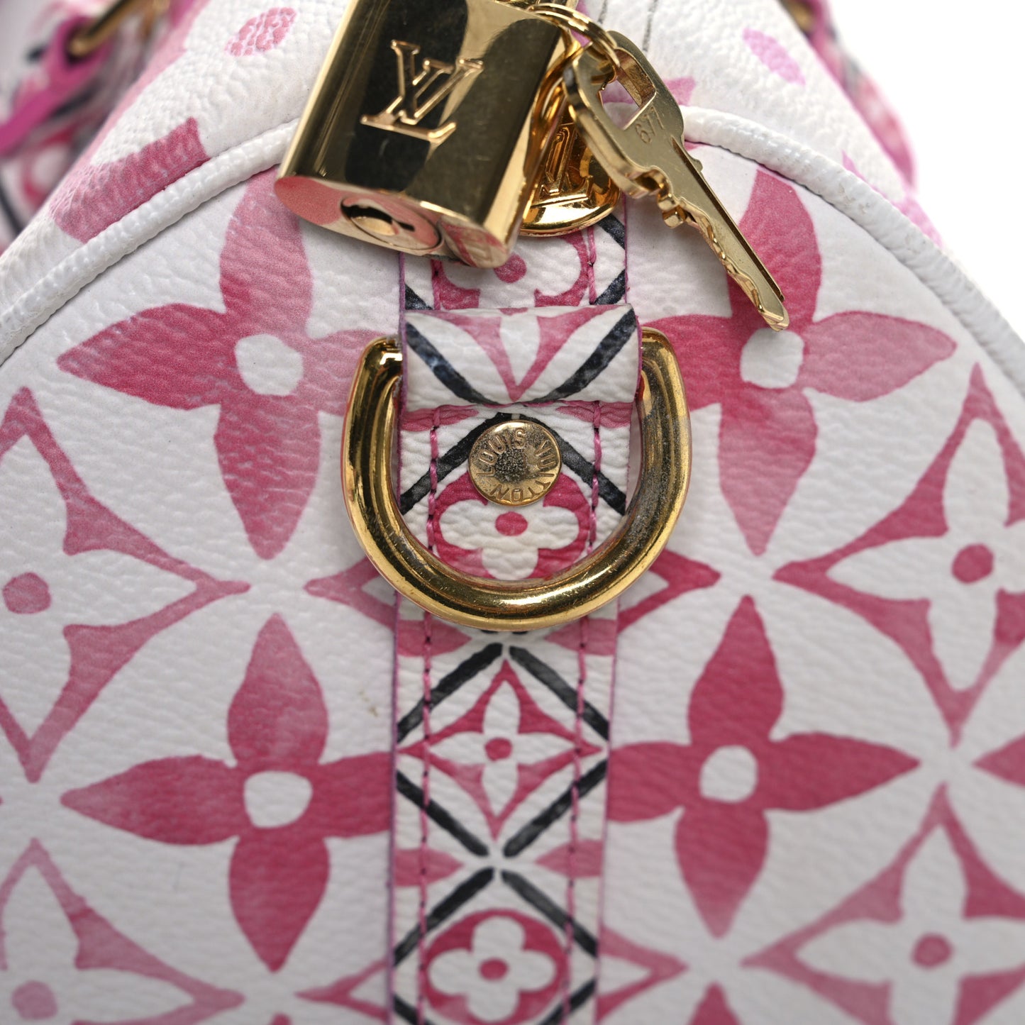 Monogram Giant By The Pool 2.0 Speedy Bandouliere 25 Rose