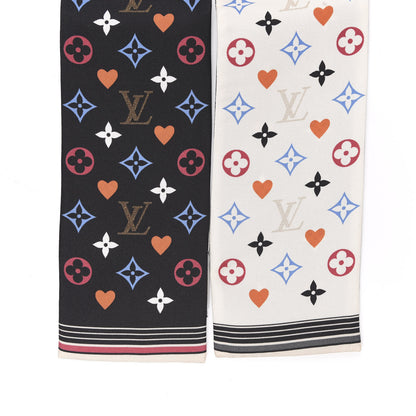 Louis Vuitton Silk Game On Bandeau Black White 2 of 3