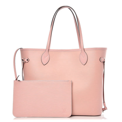Louis Vuitton Epi Neverfull MM Rose Ballerine 1 of 10