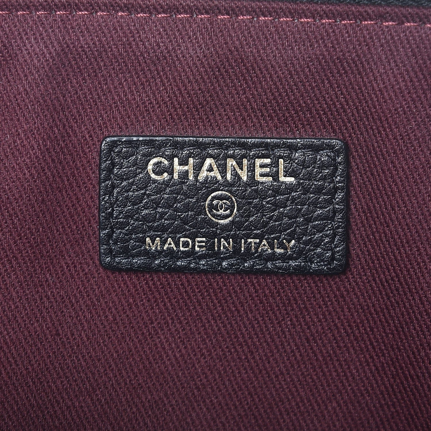 Chanel Calfskin Large Gabrielle Cosmetic Case Black 6 of 7