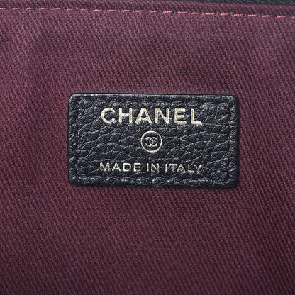 Chanel Calfskin Large Gabrielle Cosmetic Case Black 6 of 7