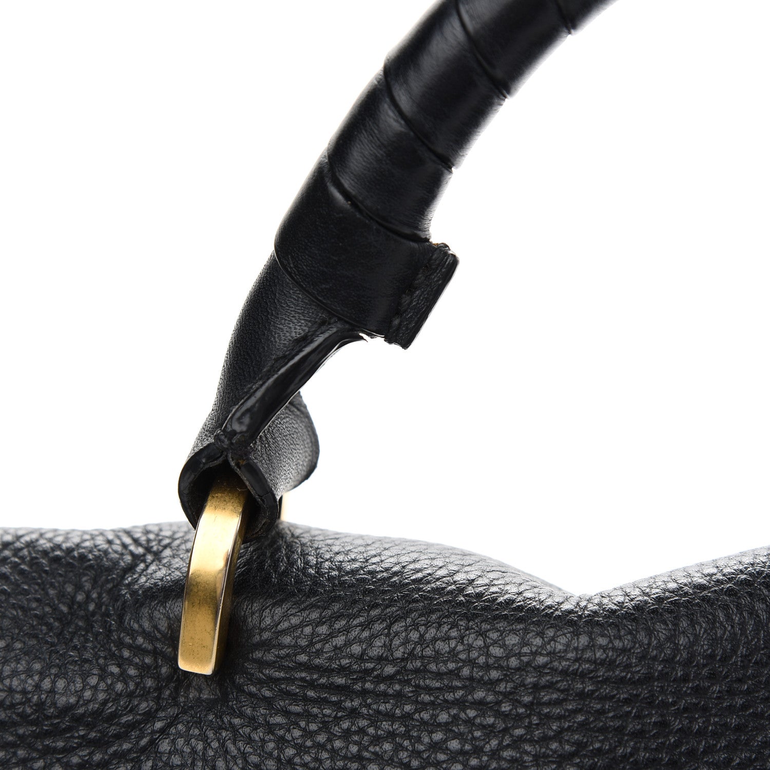 Chloe Calfskin Medium Marcie Top Handle Bag Black 8 of 11