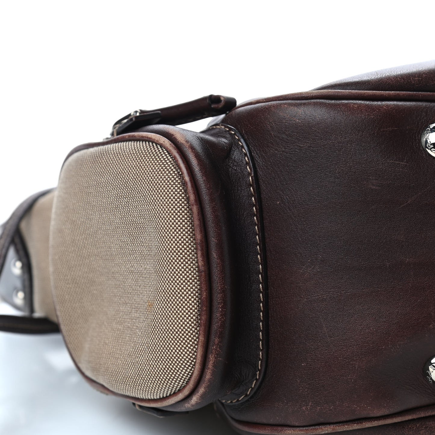 Jacquard Logo Shoulder Bag Corda Bruciato