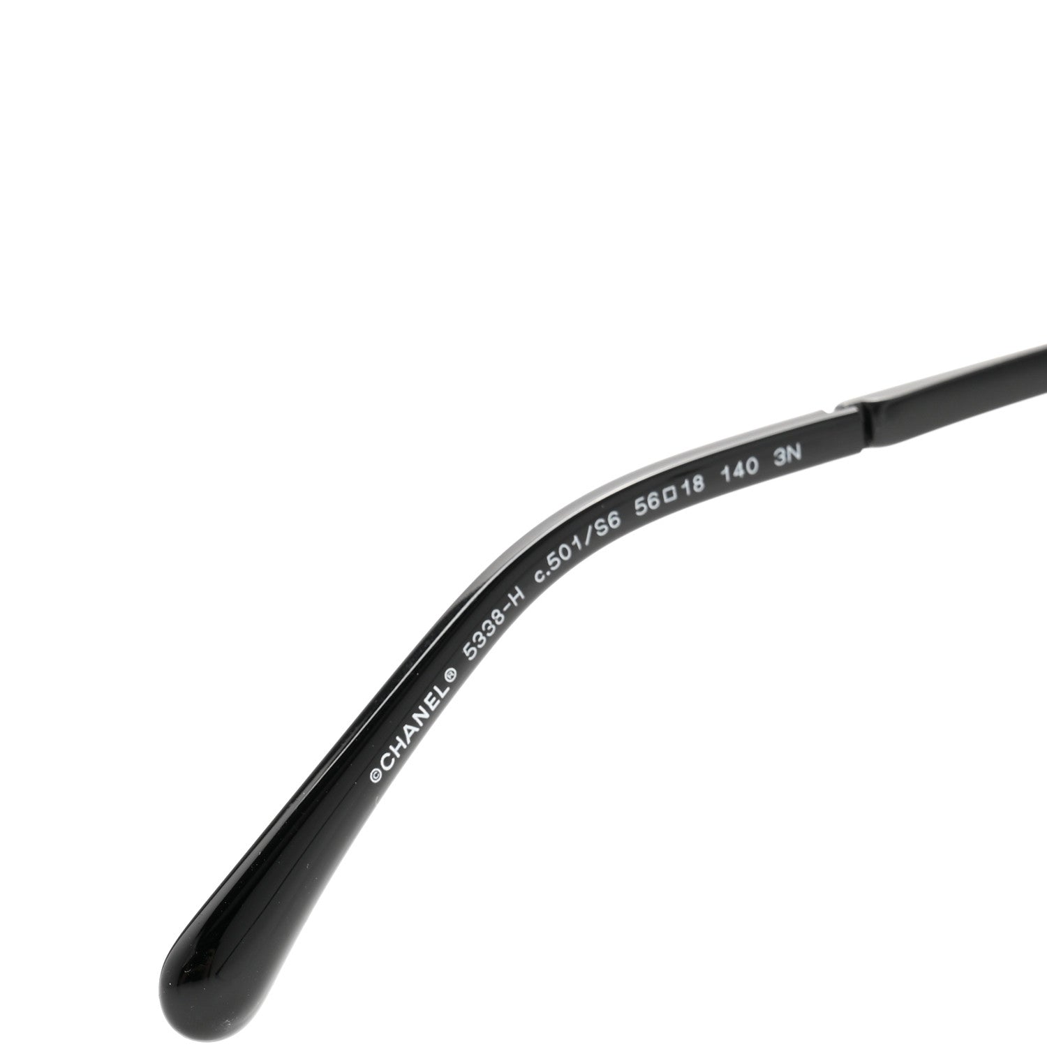Chanel Pearl Sunglasses 5338-H Black 5 of 8