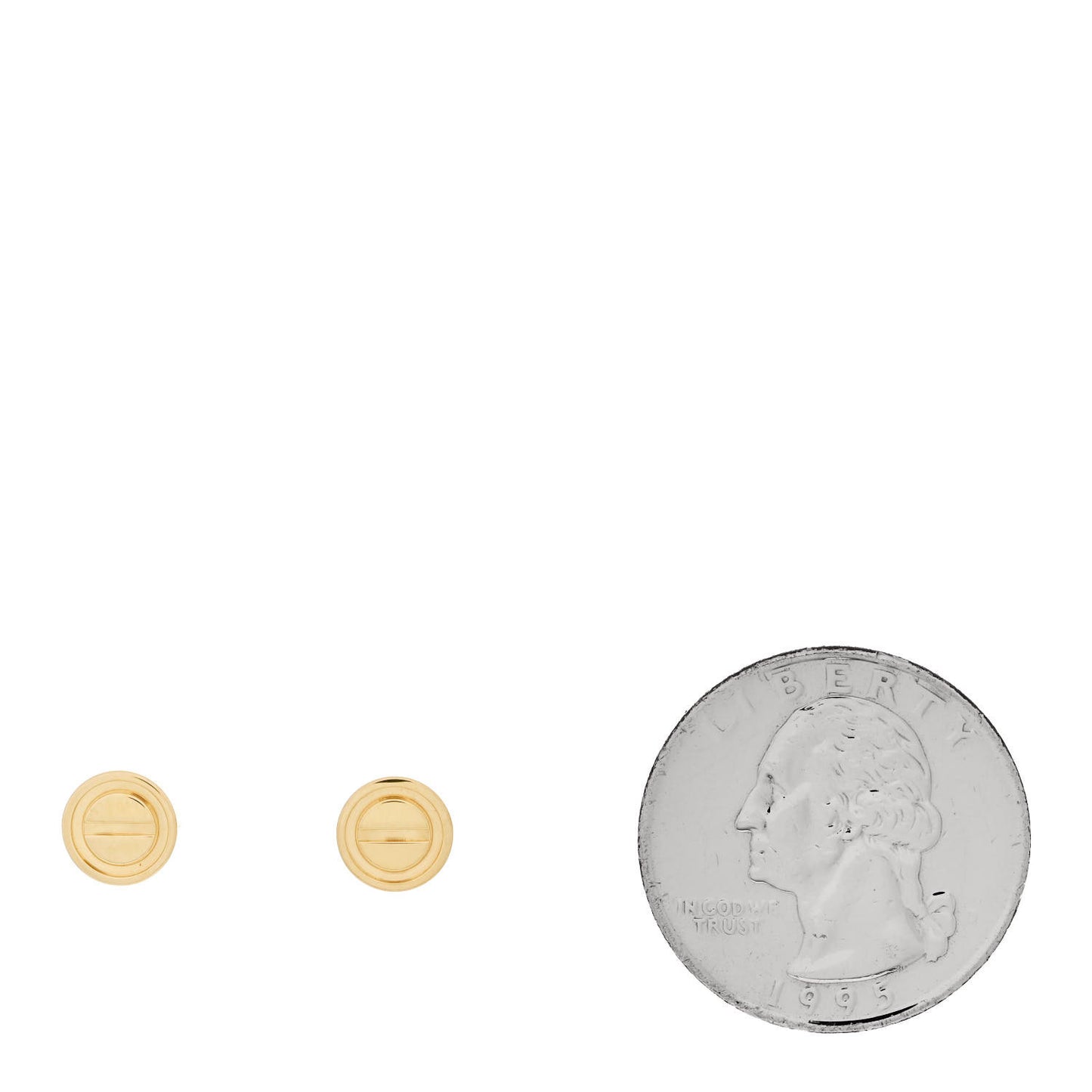 18K Yellow Gold LOVE Earrings