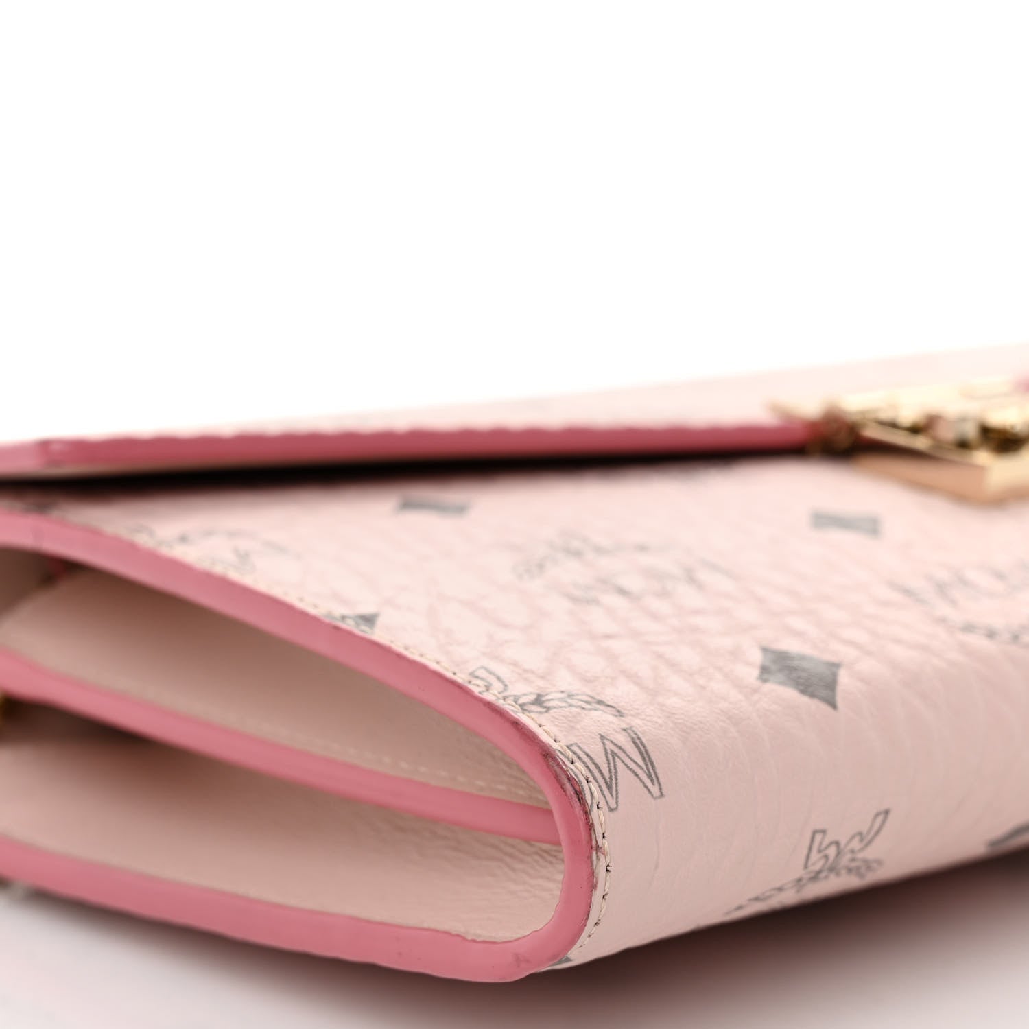 MCM Visetos Medium Patricia Wallet On Chain Soft Pink 8 of 9