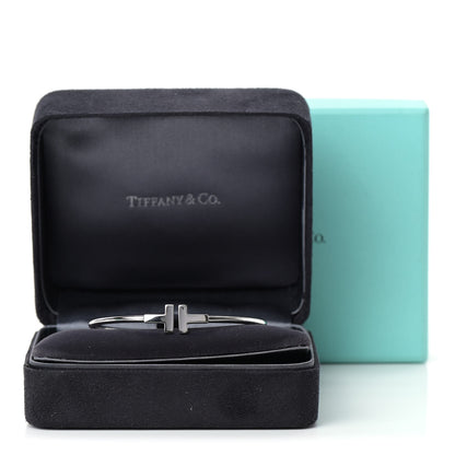Tiffany 18K White Gold T Wire Bracelet 5 of 5