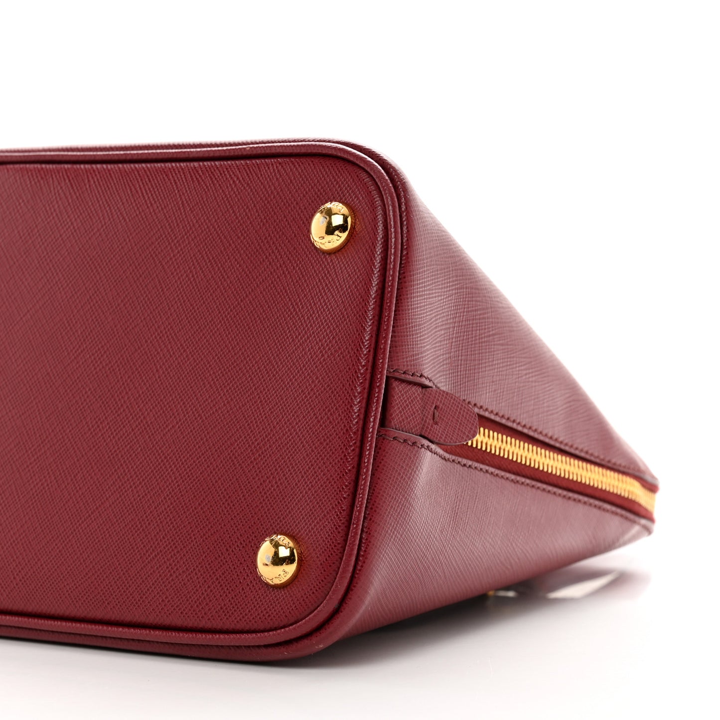 Saffiano Lux Medium Open Promenade Tote Cerise