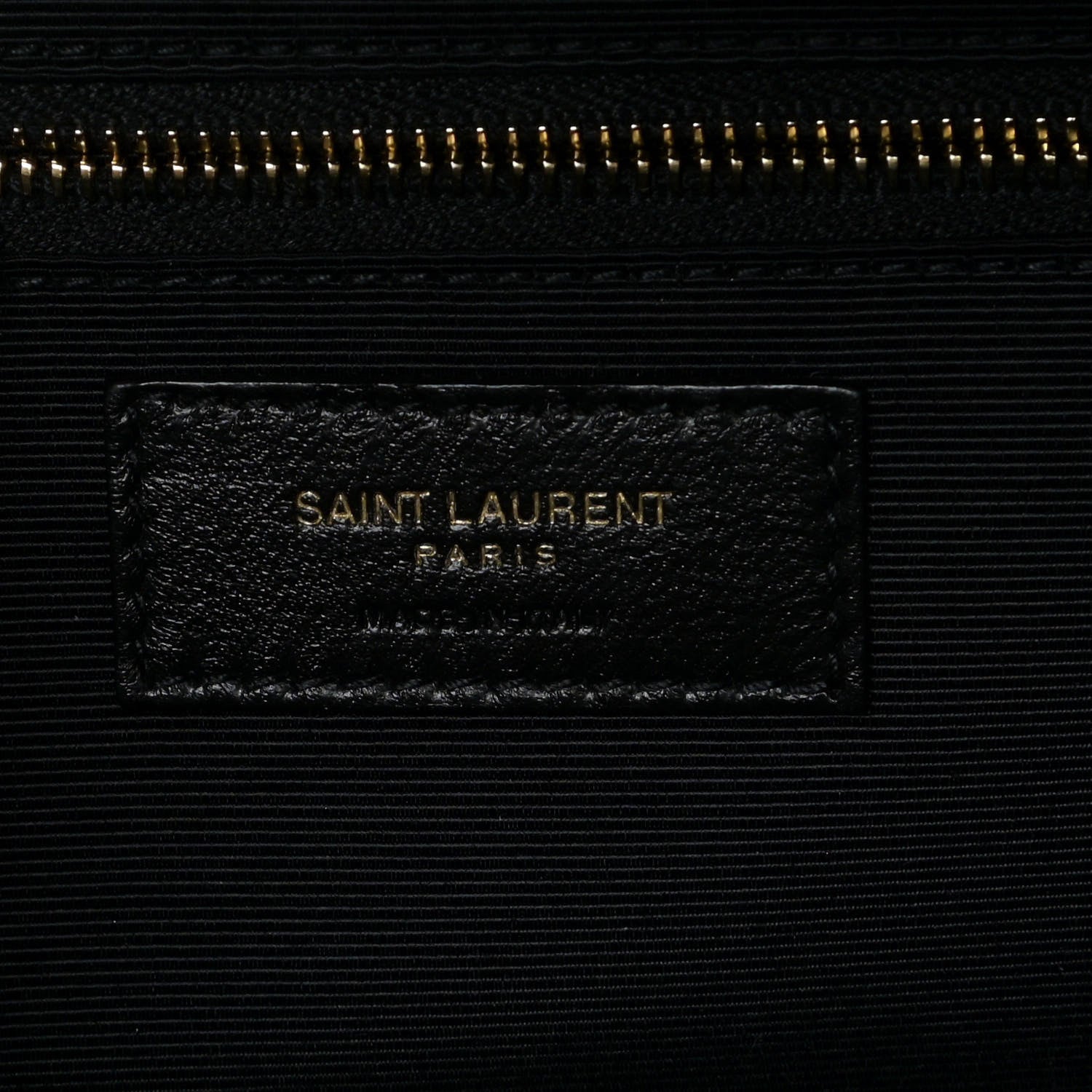 Saint Laurent Grain De Poudre Textured Mixed Matelasse Large Triquilt Monogram Satchel Black 7 of 13