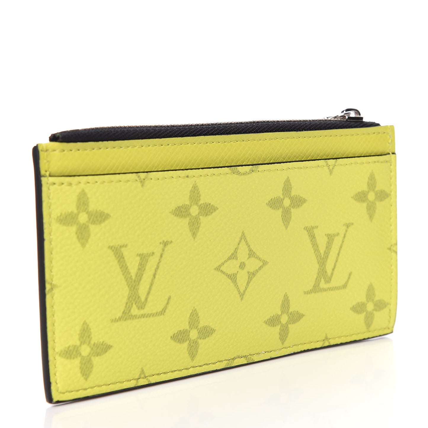 Monogram Taiga Coin Card Holder Yellow