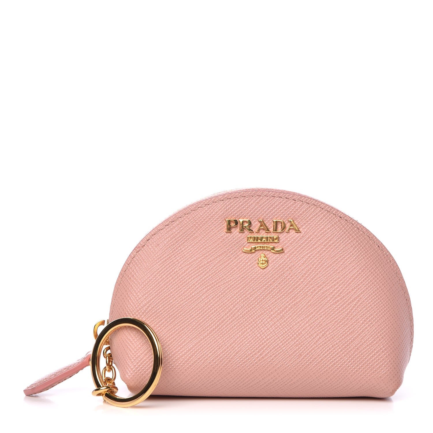 Prada Saffiano Metal Coin Purse Orchidea 1 of 9