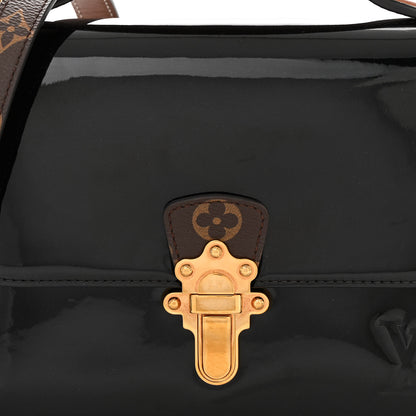 Louis Vuitton Patent Calfskin Monogram Cherrywood BB Black 7 of 12