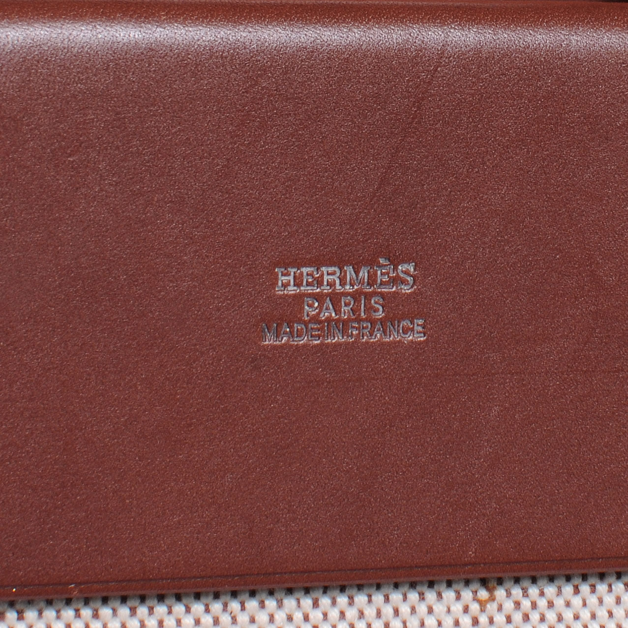 Hermes Toile Herbag Cabas Natural and Brown 4 of 8