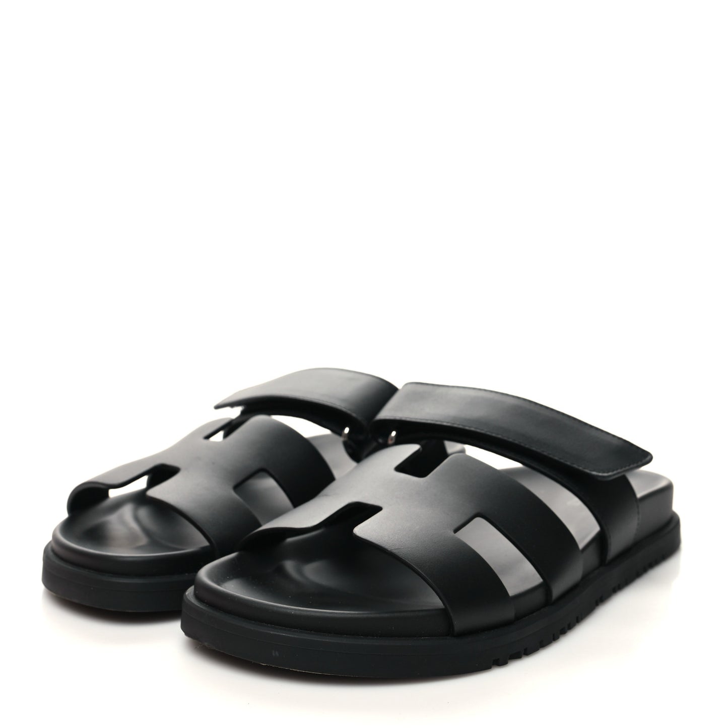 Calfskin Womens Chypre Sandals 38 Black