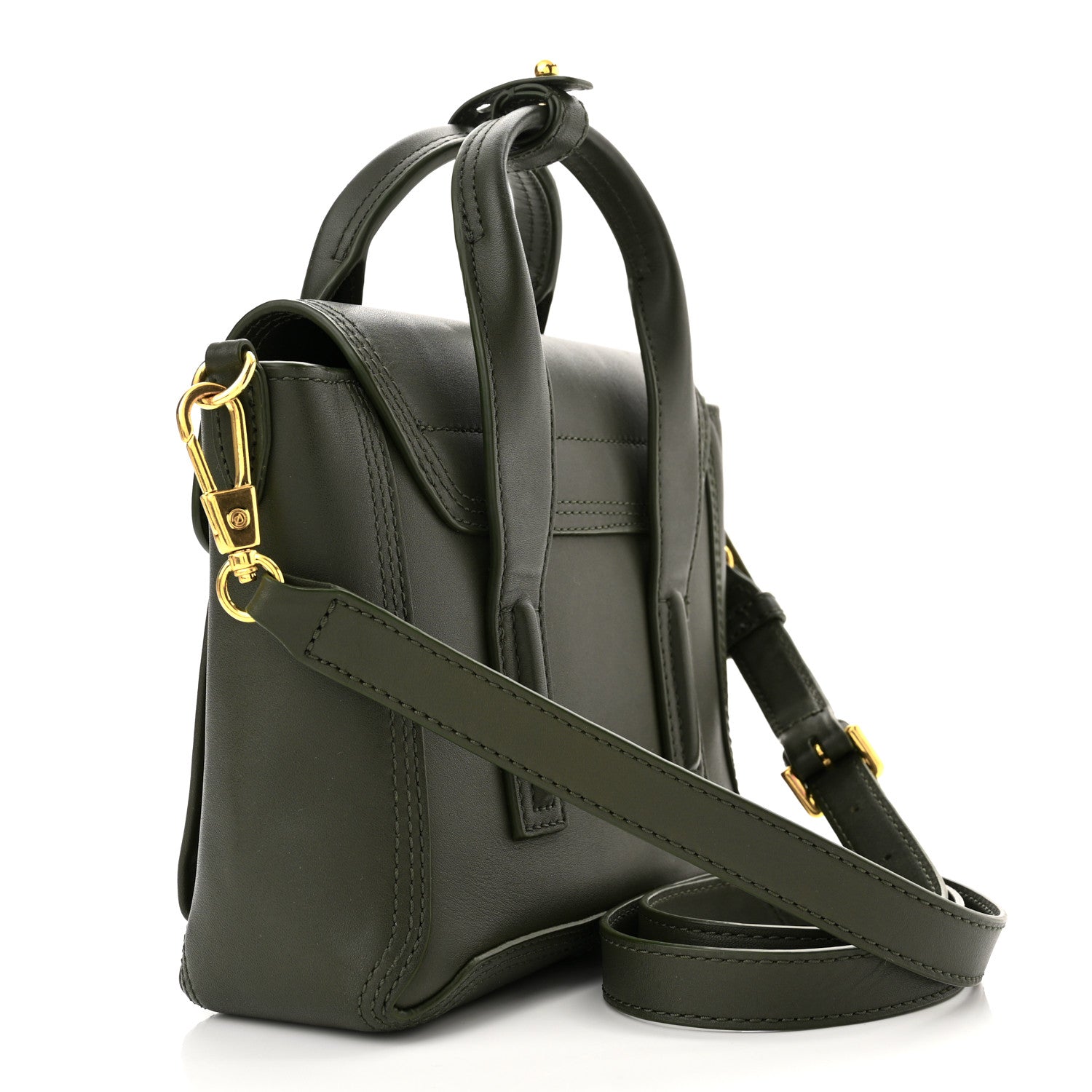 3.1 Phillip Lim Calfskin Mini Pashli Satchel Military Green 3 of 13