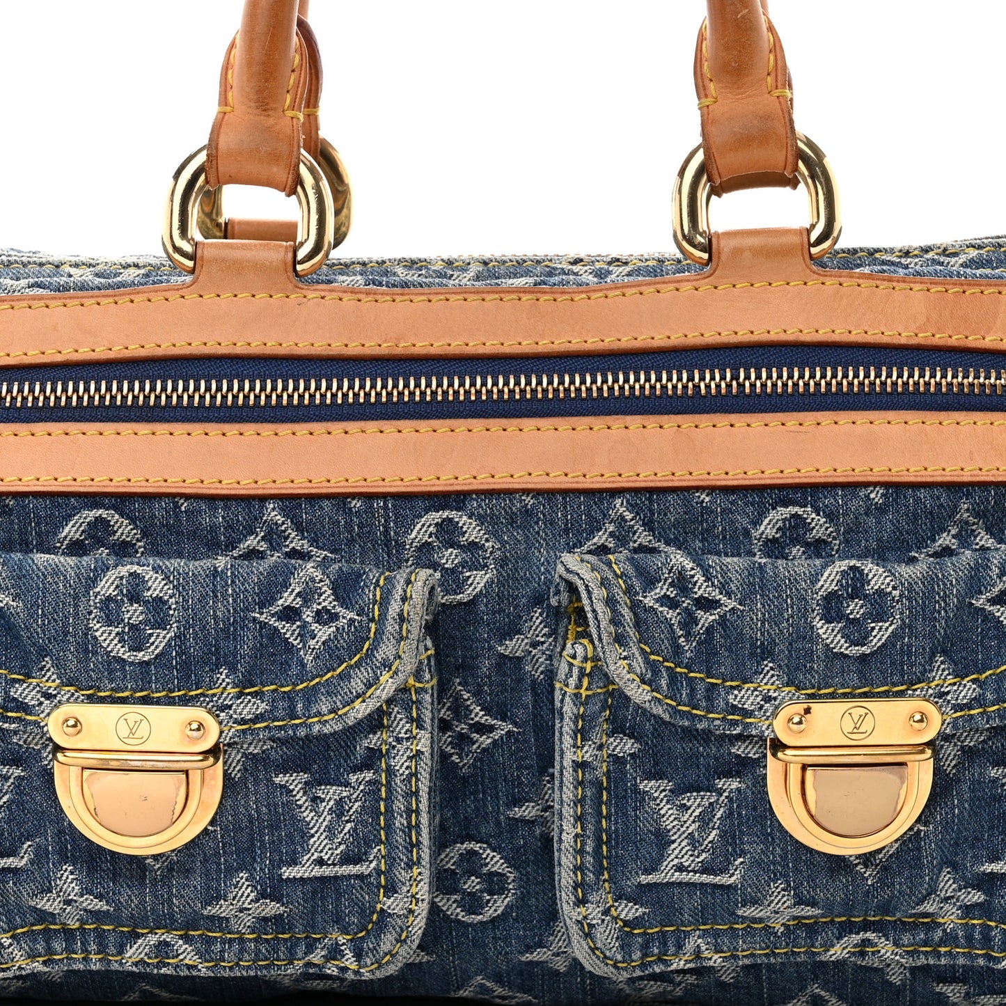Monogram Denim Neo Speedy Blue