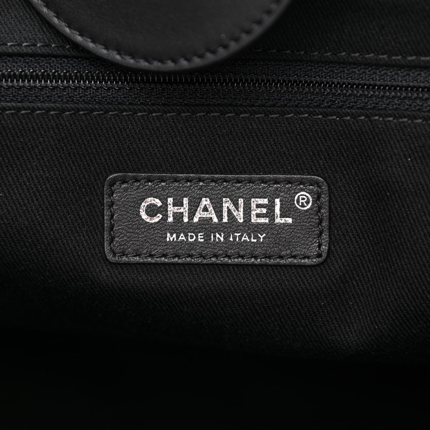 Shearling Large Deauville Tote Black