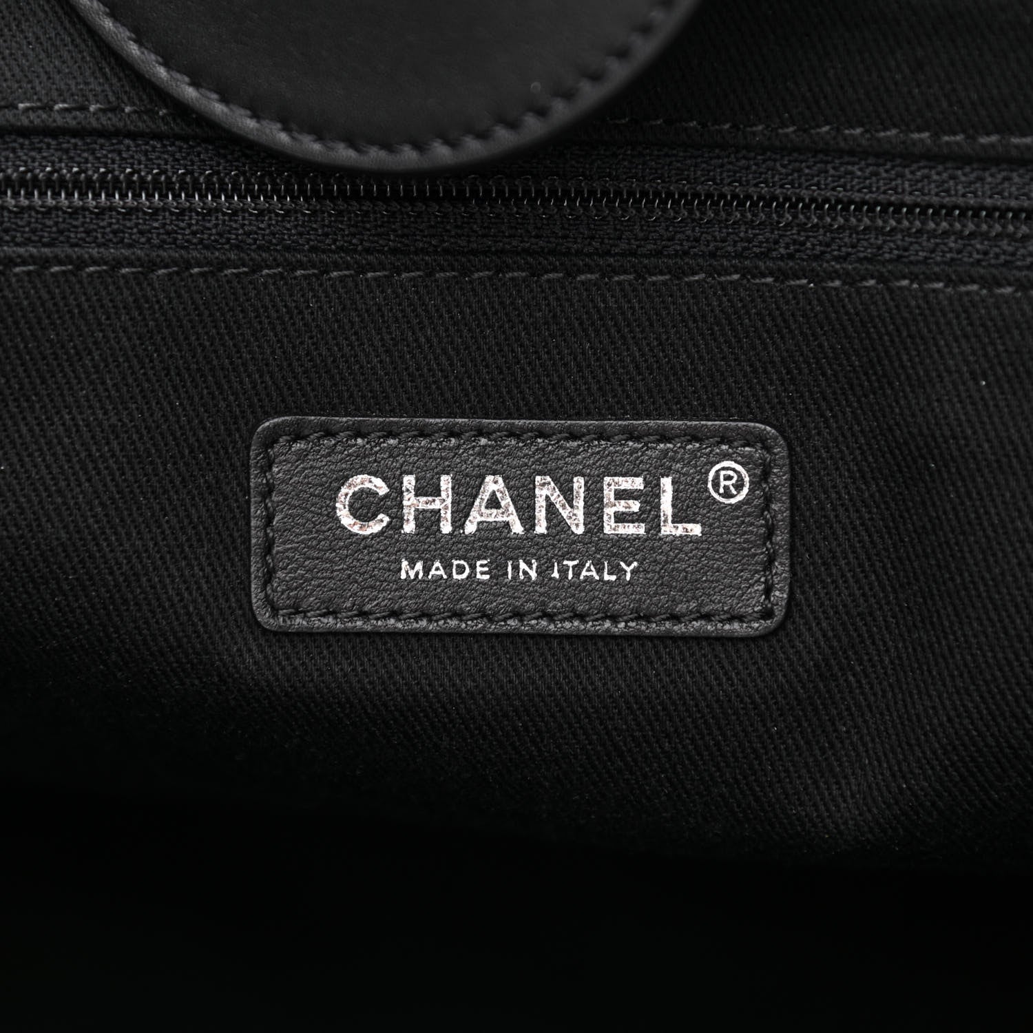 Chanel Shearling Large Deauville Tote Black 6 of 11