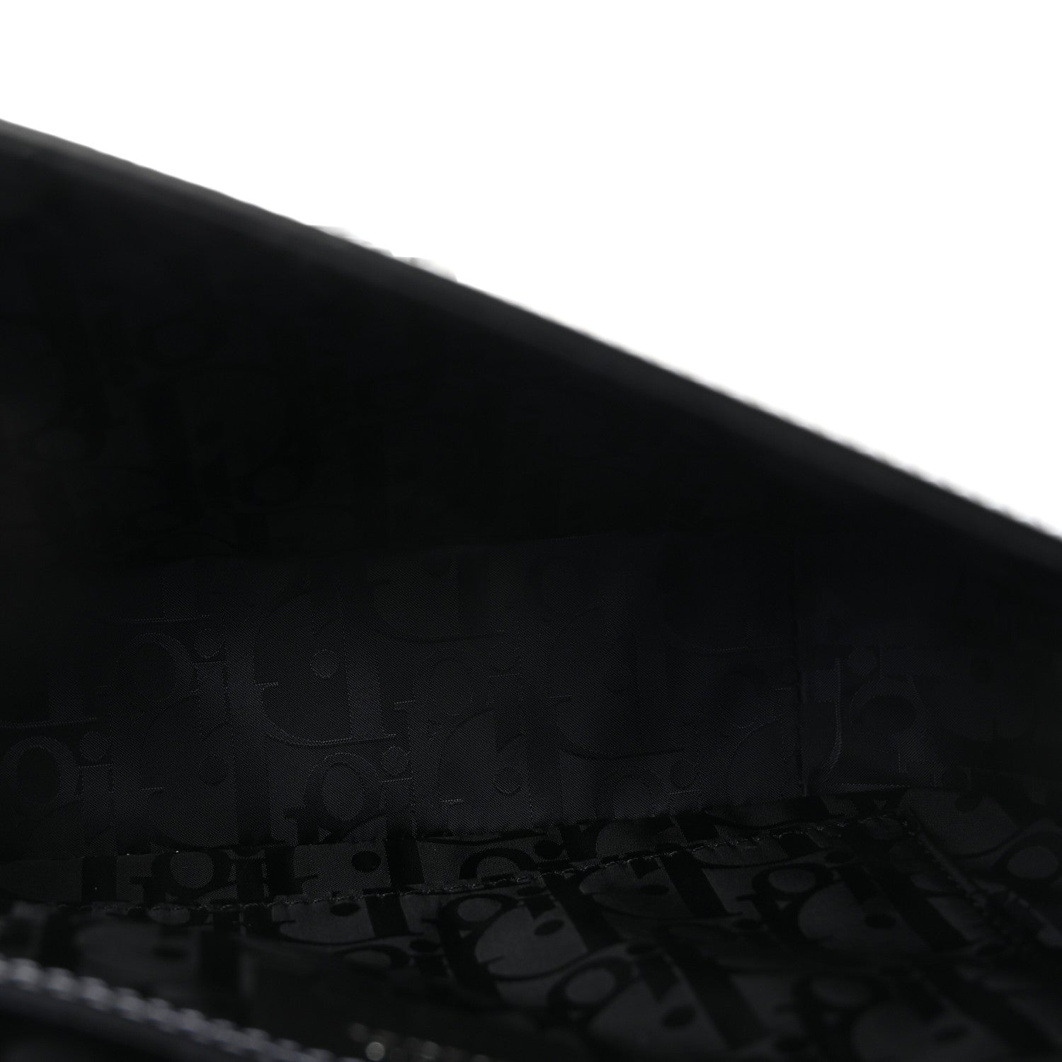 Christian Dior Grained Calfskin Medium Saddle Messenger Bag Black 5 of 11