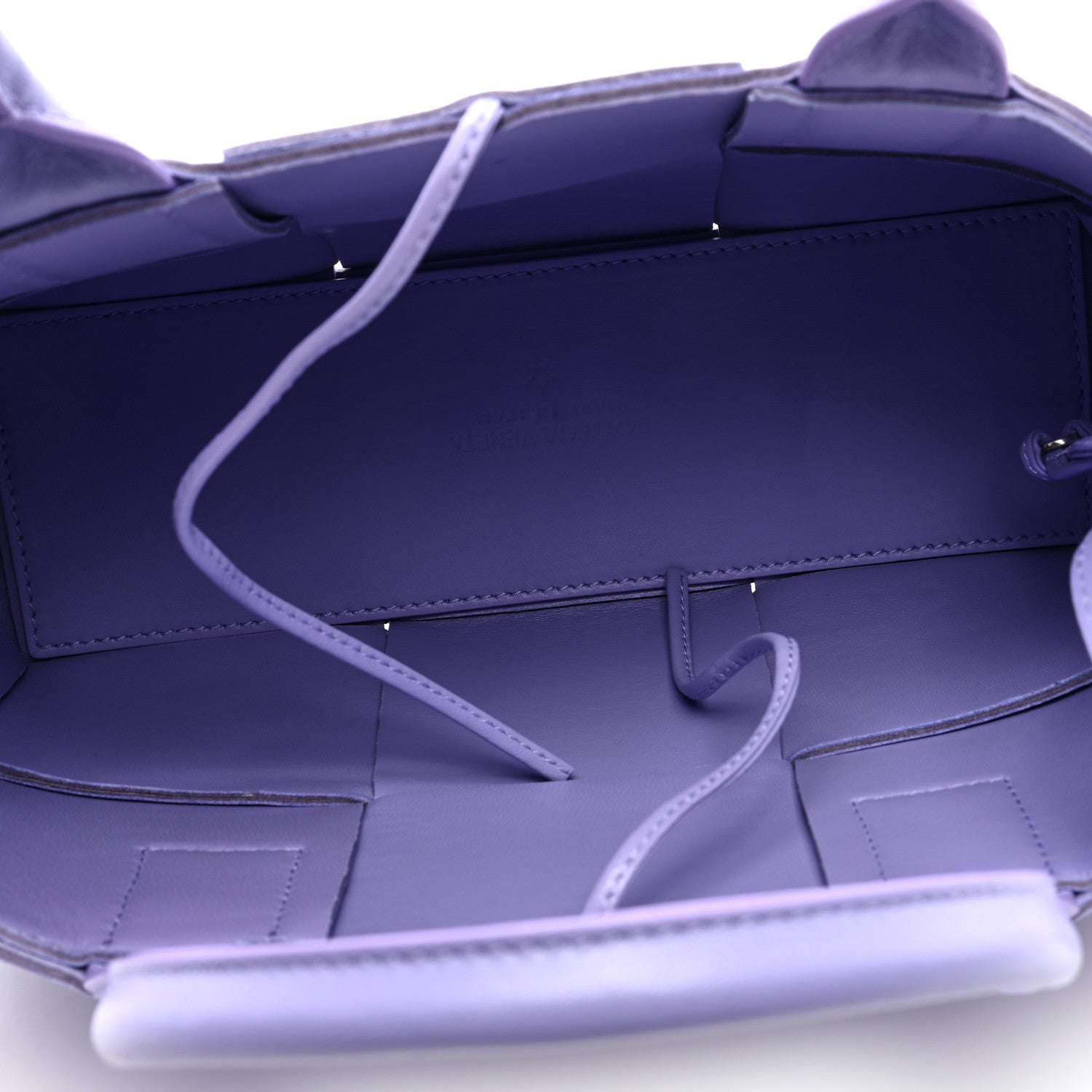 Bottega Veneta Nappa Maxi Intreccio Mini Arco Tote Wisteria 7 of 10