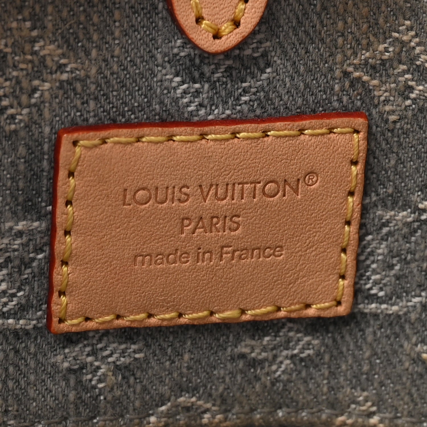 Louis Vuitton Monogram Denim Onthego MM Washed Grey 6 of 9