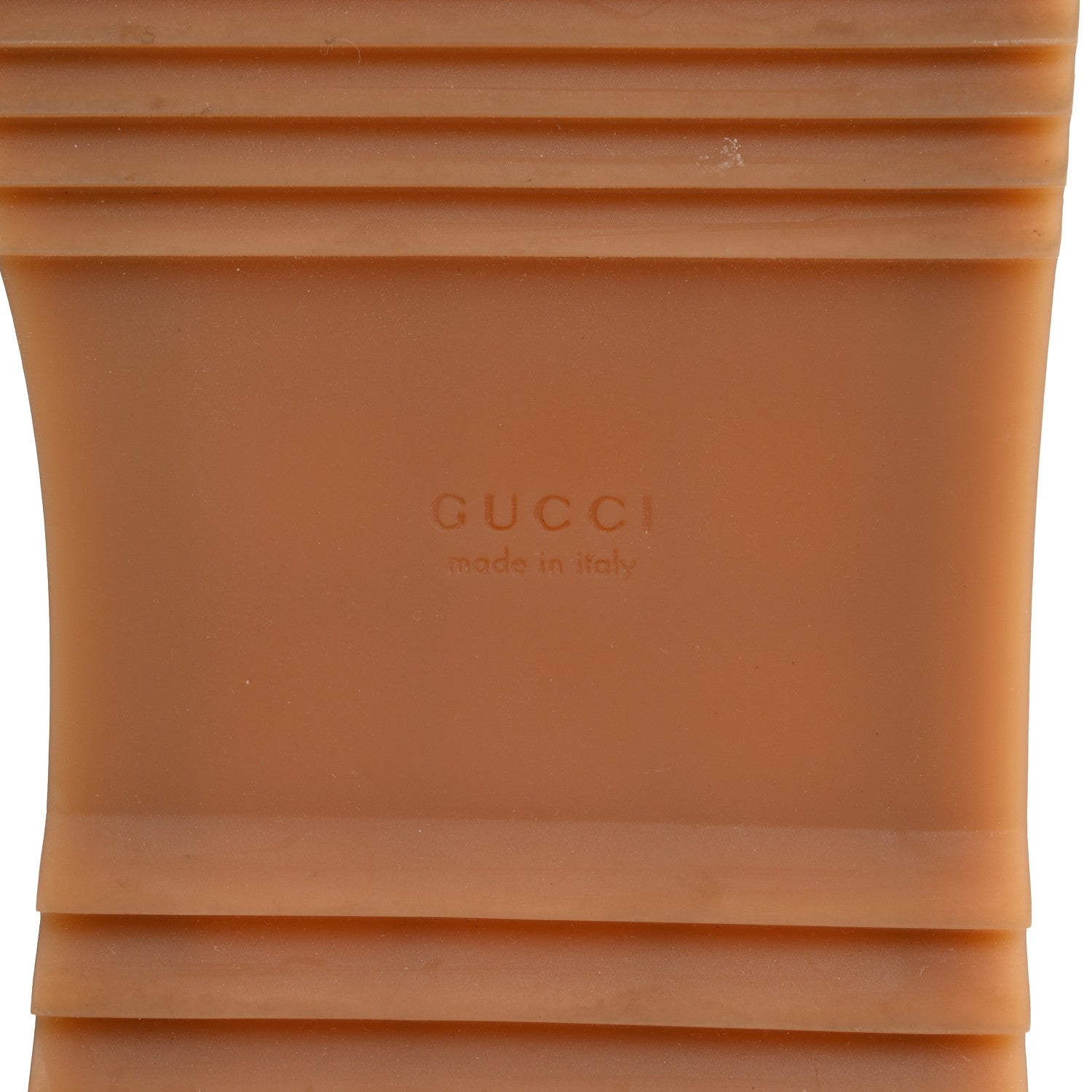 Gucci Monogram Maxi GG Angelina Platform 55mm Slide Sandals 39 Camel Ebony 8 of 12