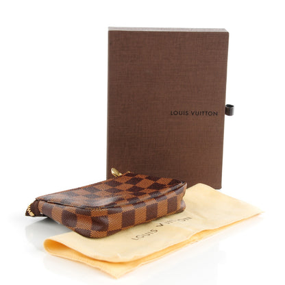 Louis Vuitton Damier Ebene Mini Pochette Accessories 4 of 7