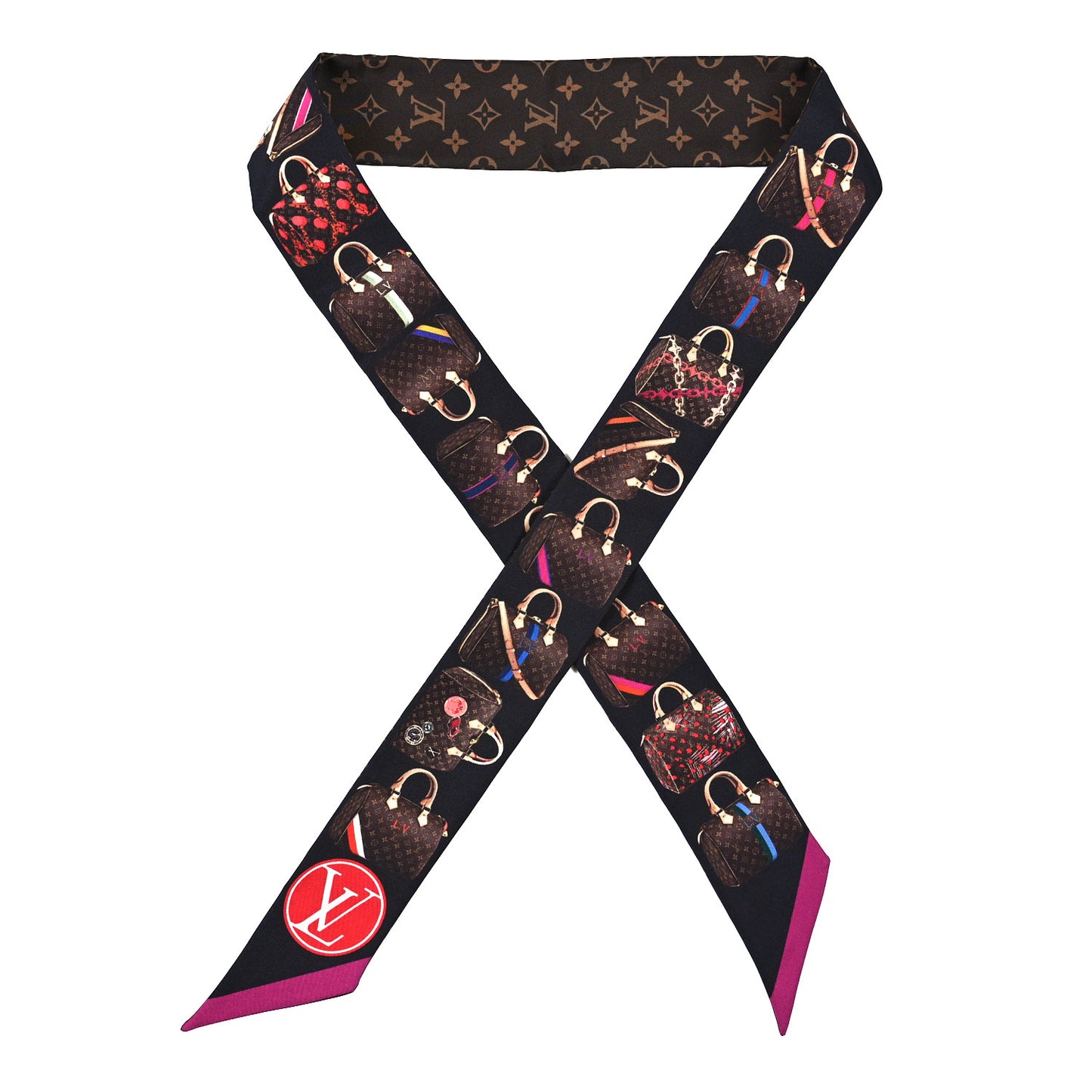 Silk Monogram Tribute to Speedy BB Bandeau