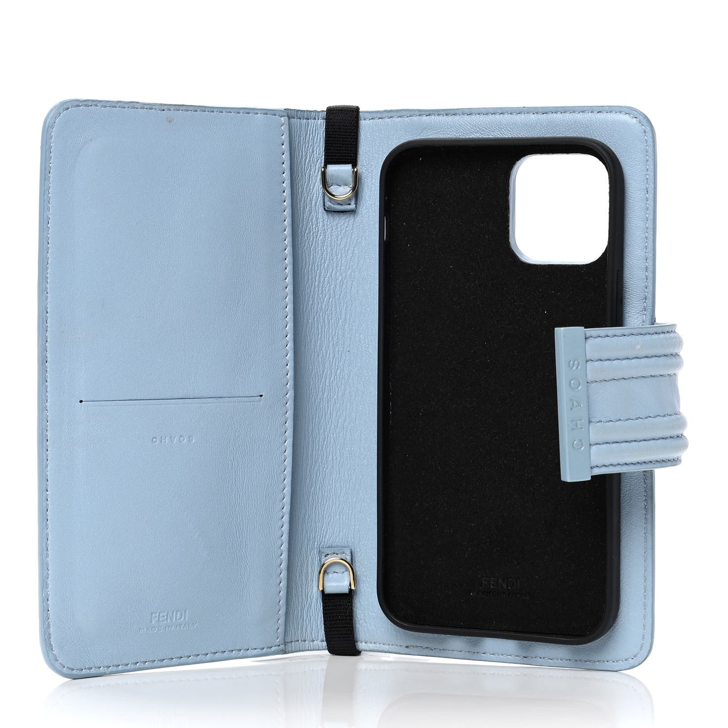 X CHAOS Nappa iPhone 12/12 Pro Case Light Blue