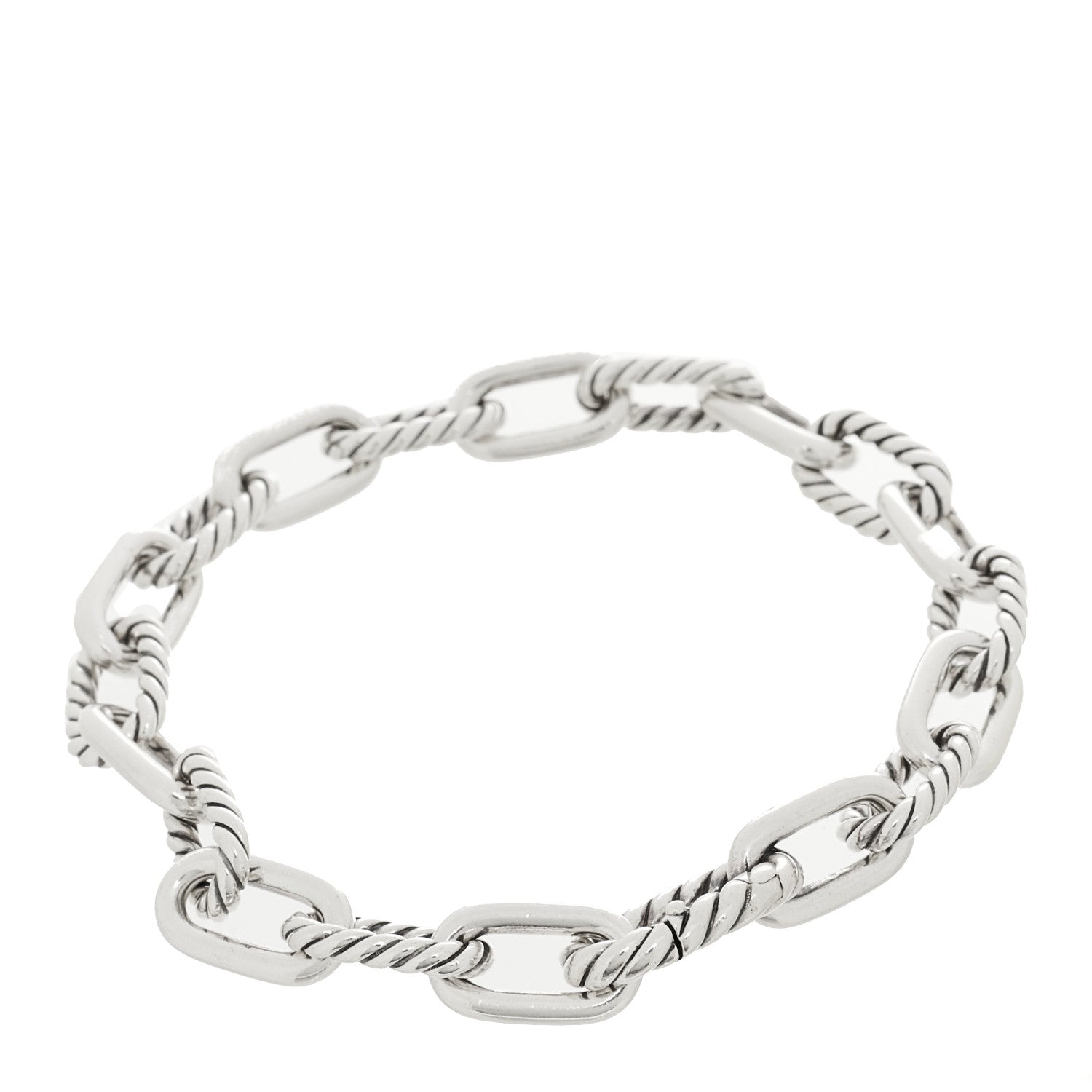 David Yurman Sterling Silver 8.5mm Madison Chain Bracelet 2 of 3
