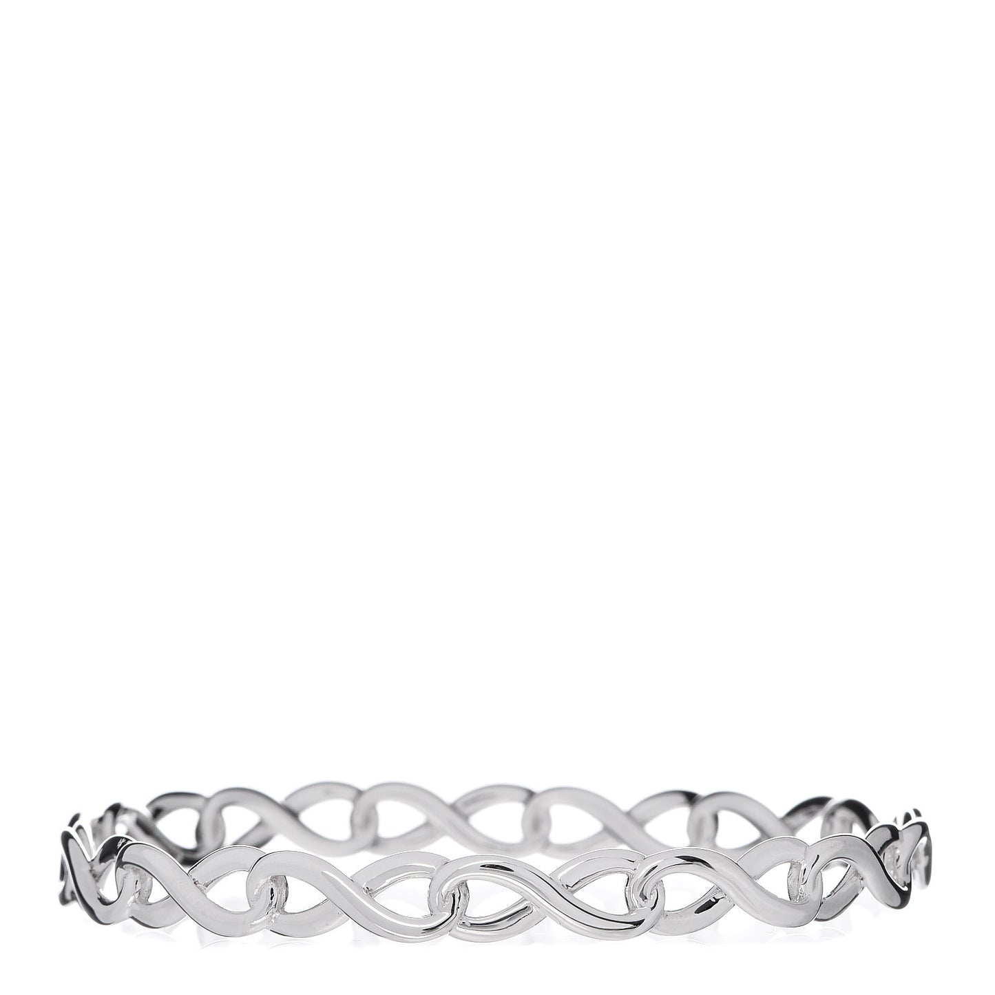 Sterling Silver Infinity Bangle Bracelet
