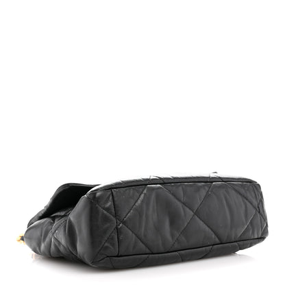 Chanel Lambskin Quilted Large Chanel 19 Flap Black 4 of 15