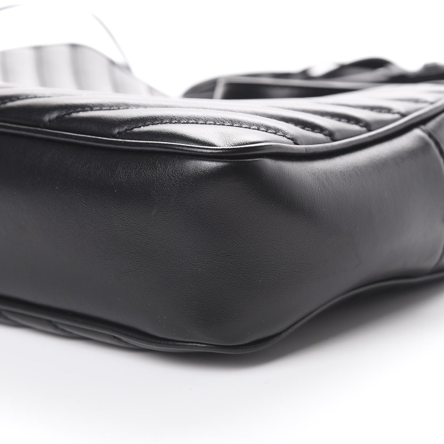 Calfskin Matelasse Monogram Lou Camera Bag Black