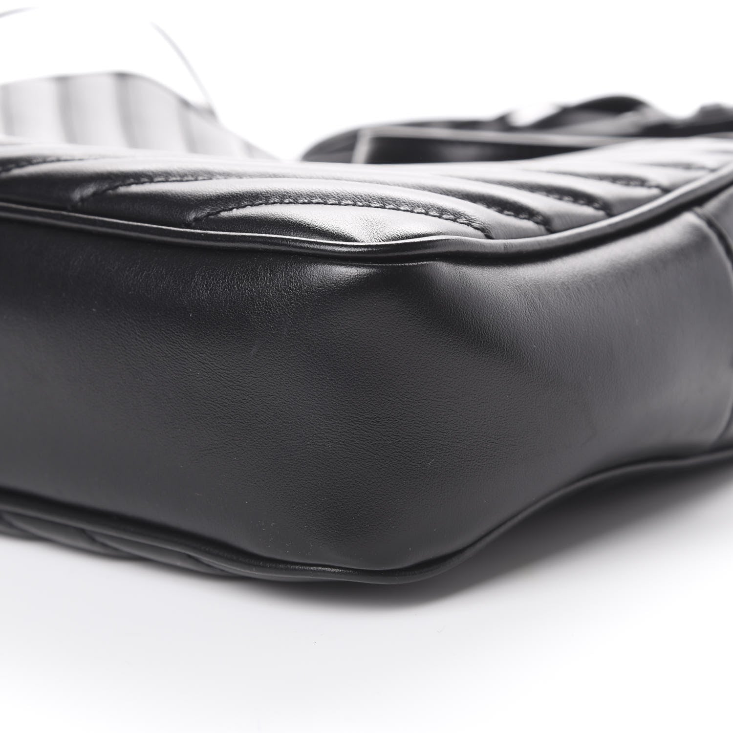 Saint Laurent Calfskin Matelasse Monogram Lou Camera Bag Black 9 of 9