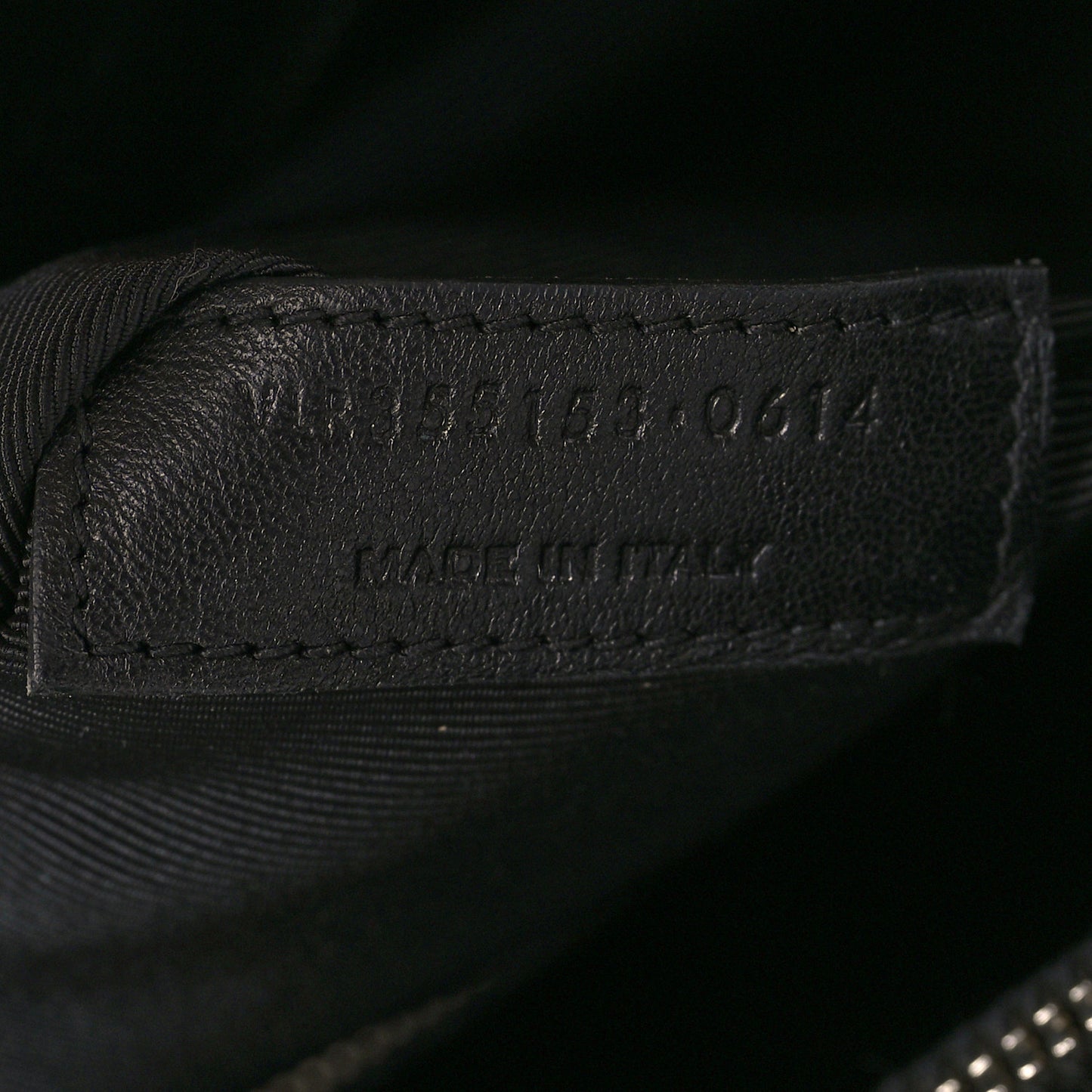 Calfskin Crocodile Embossed Small Sac de Jour Black