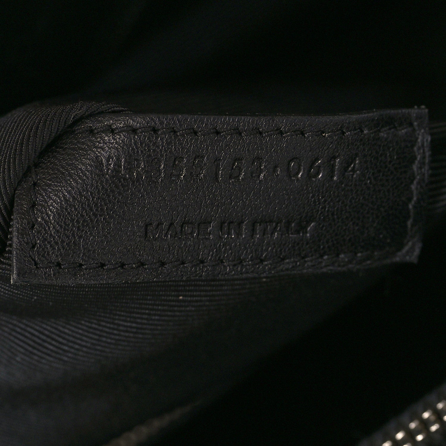 Saint Laurent Calfskin Crocodile Embossed Small Sac de Jour Black 8 of 10