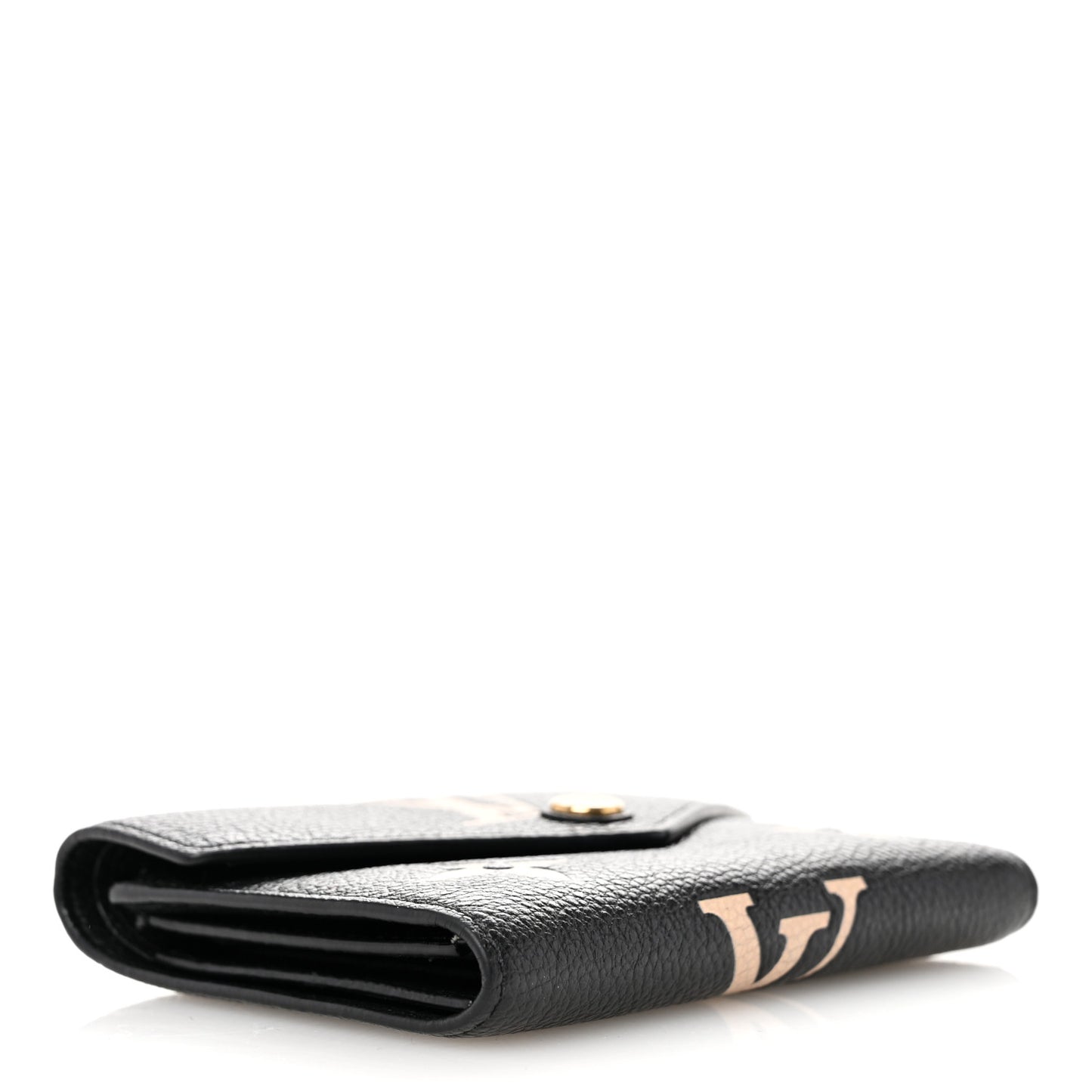 Empreinte Monogram Giant Victorine Wallet Black Beige