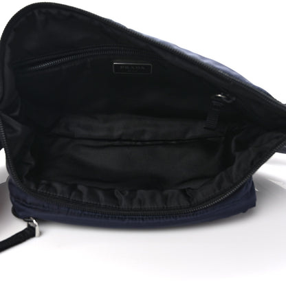 Prada Tessuto Nylon Double Pocket Belt Bag Baltico 4 of 8