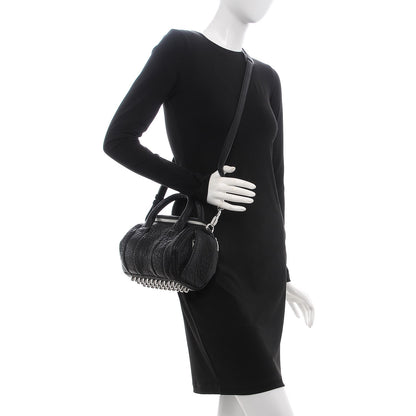 Alexander Wang Pebbled Lambskin Mini Rockie Black Rhodium Hardware 2 of 7