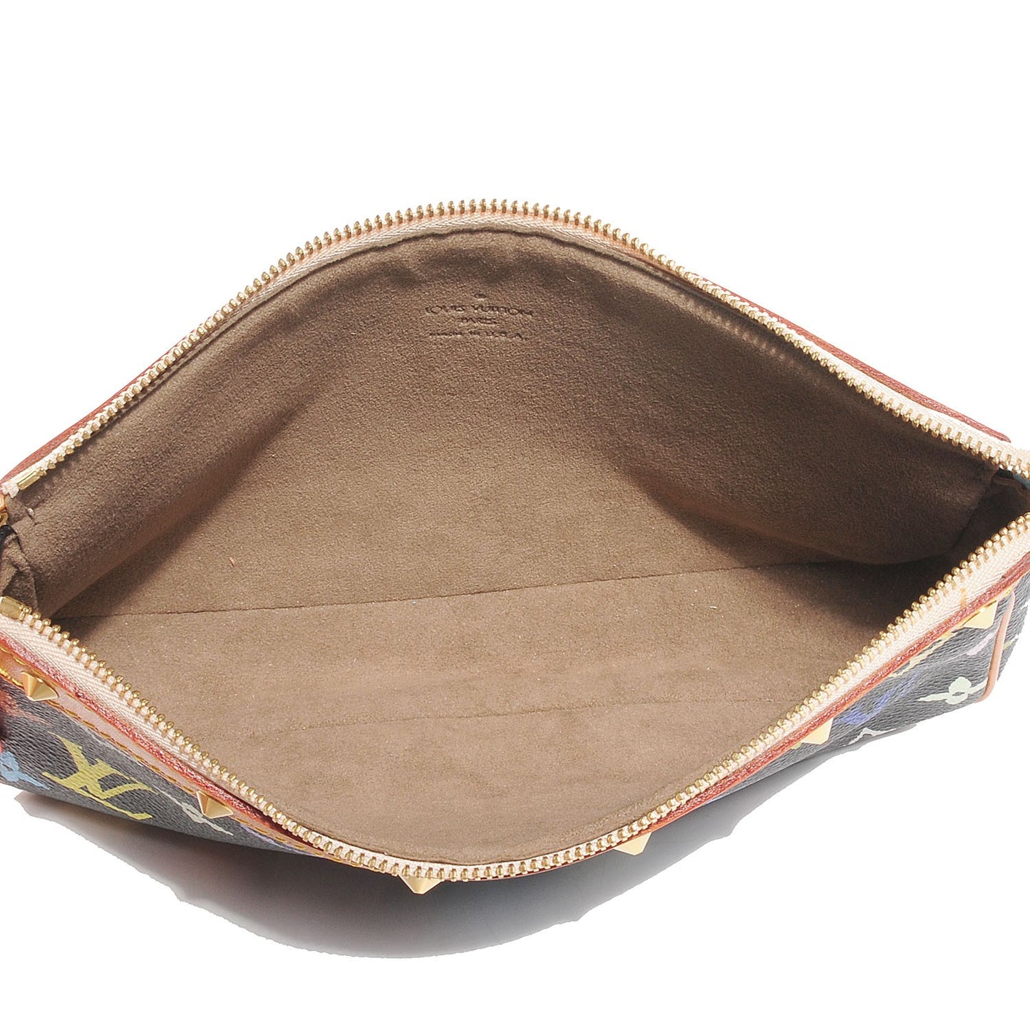 Monogram Multicolor Pochette Accessories Black
