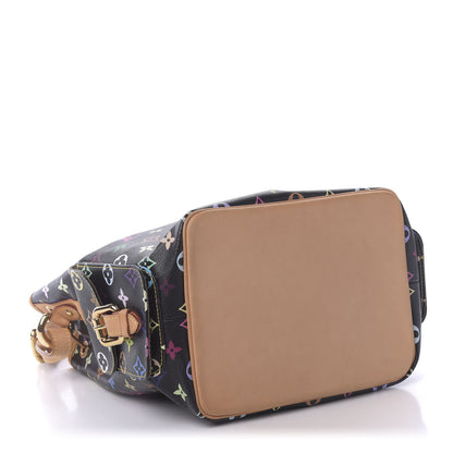 Louis Vuitton Monogram Multicolor Petit Noe Black 3 of 8