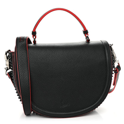 Christian Louboutin Calfskin Spikes Panettone Messenger Black 1 of 9