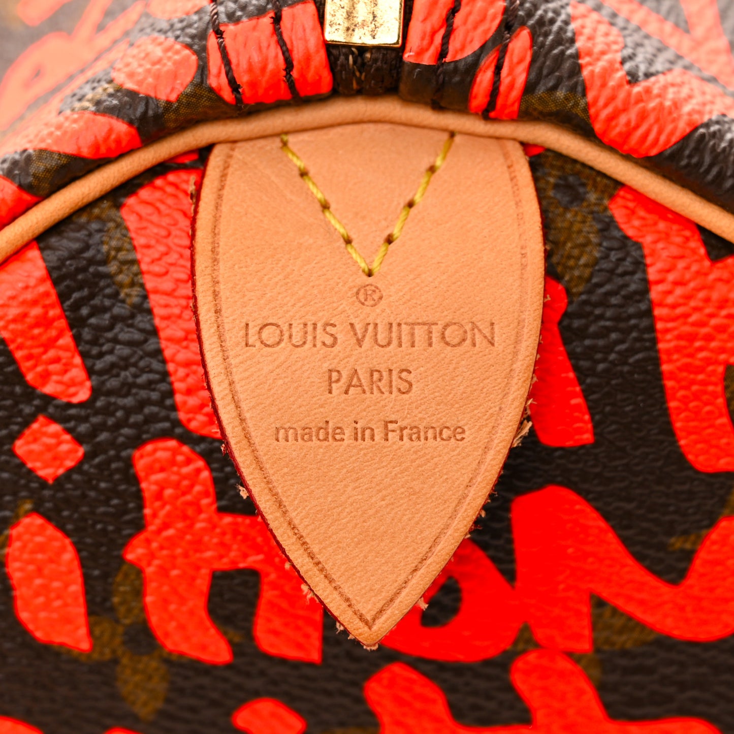Monogram Graffiti Speedy 30 Orange