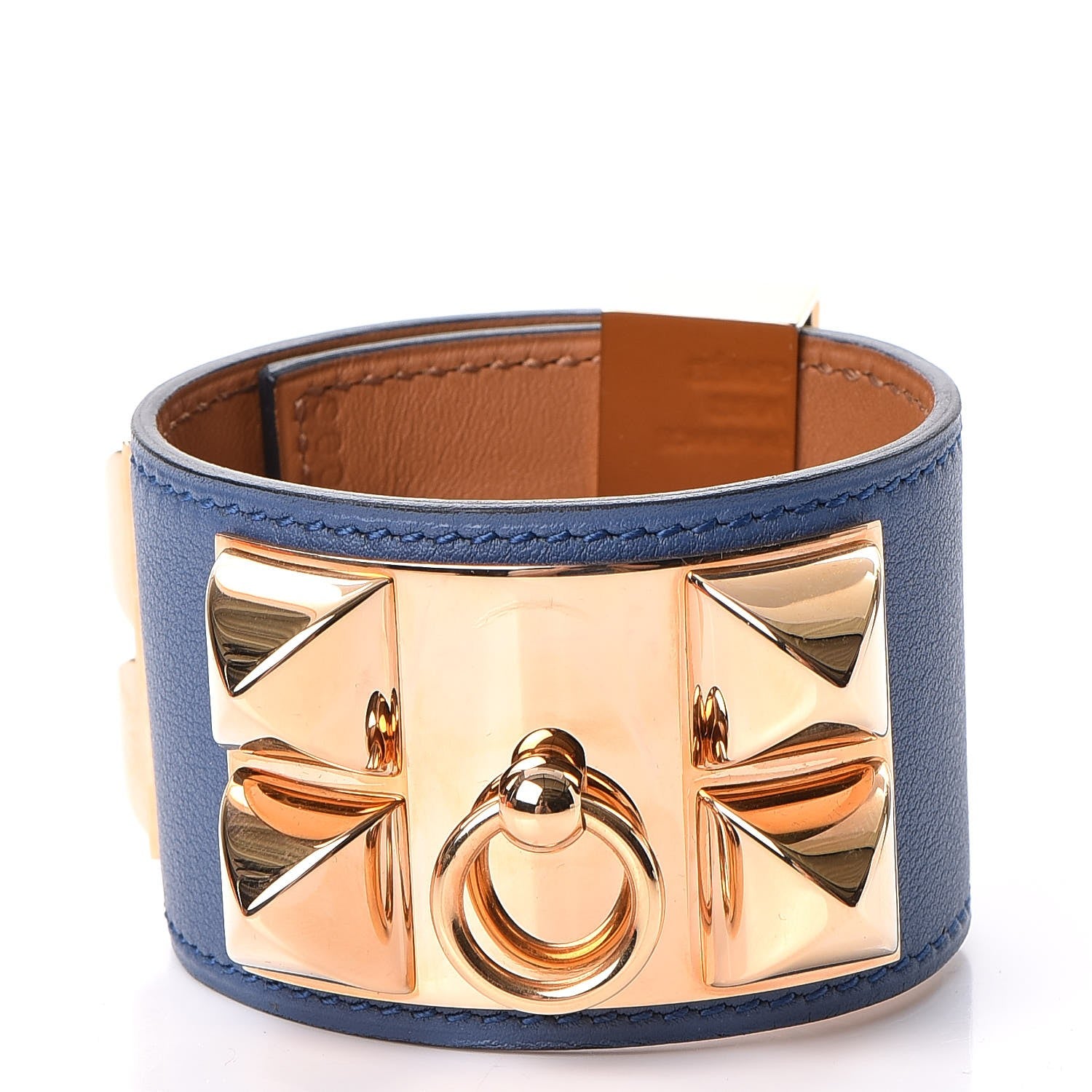 Hermes Swift Collier De Chien CDC Bracelet XS Bleu Agate 4 of 9