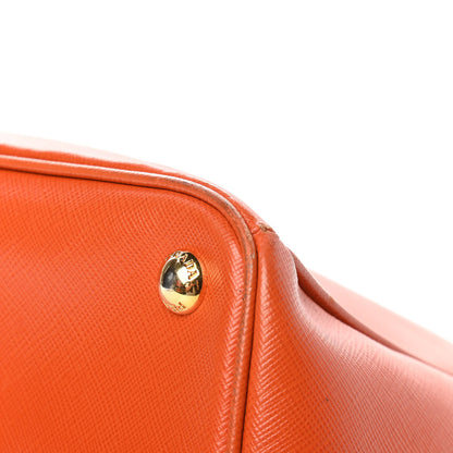 Prada Saffiano Lux Large Tote Papaya 11 of 15
