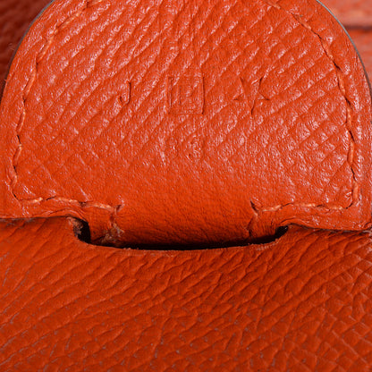 Hermes Epsom Evelyne III GM Orange 14 of 18
