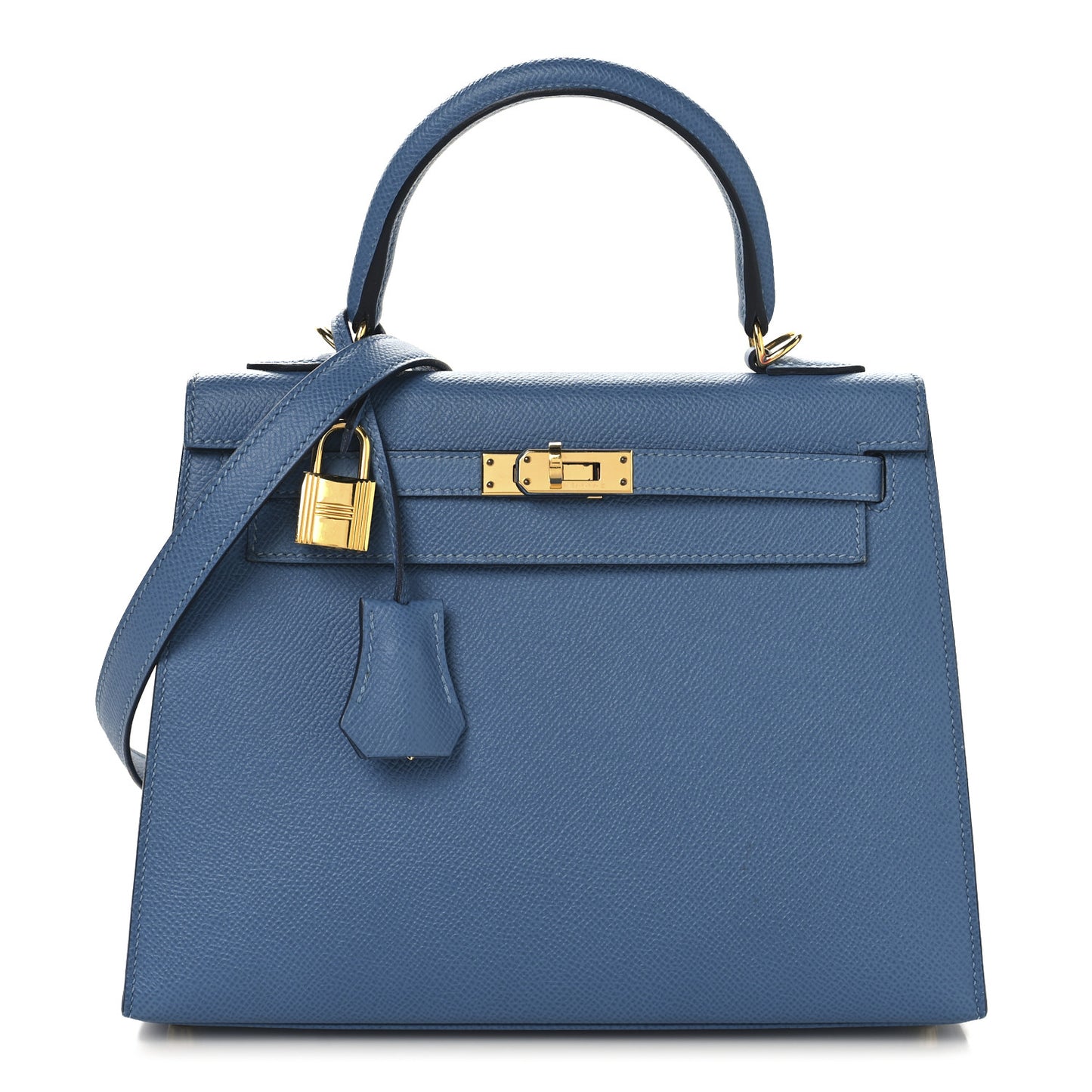 Epsom Kelly Sellier 25 Bleu Azur