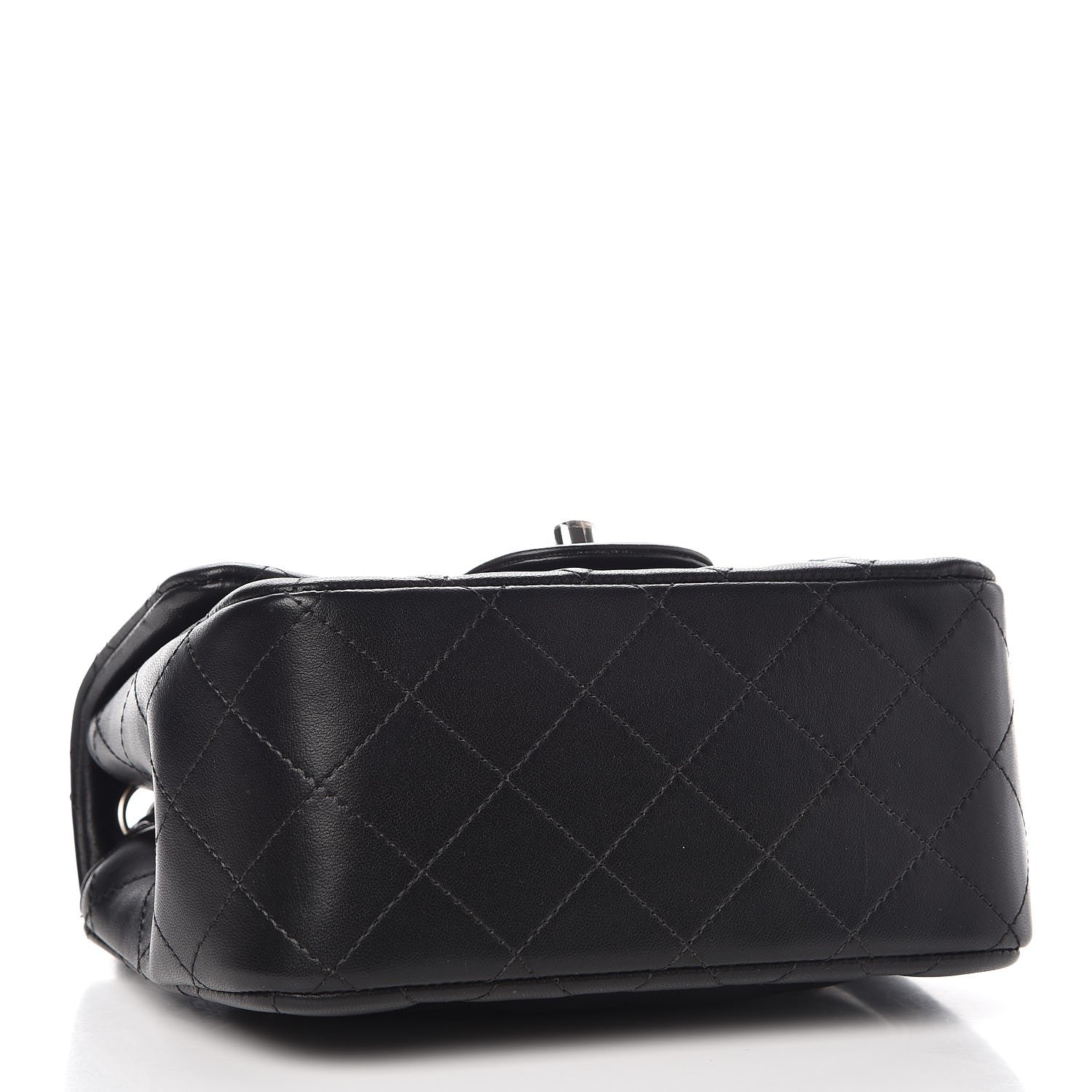 Chanel Lambskin Quilted Mini Square Flap Black 4 of 8