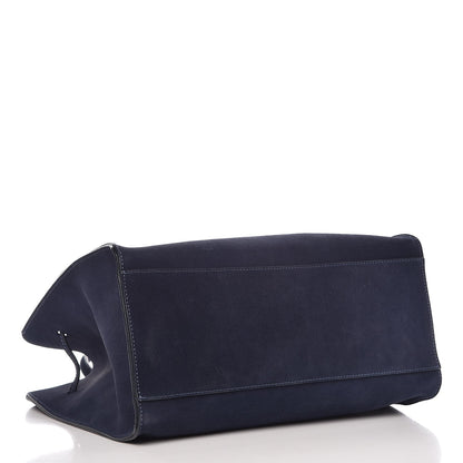 Mansur Gavriel Suede Sun Bag Blu 4 of 6